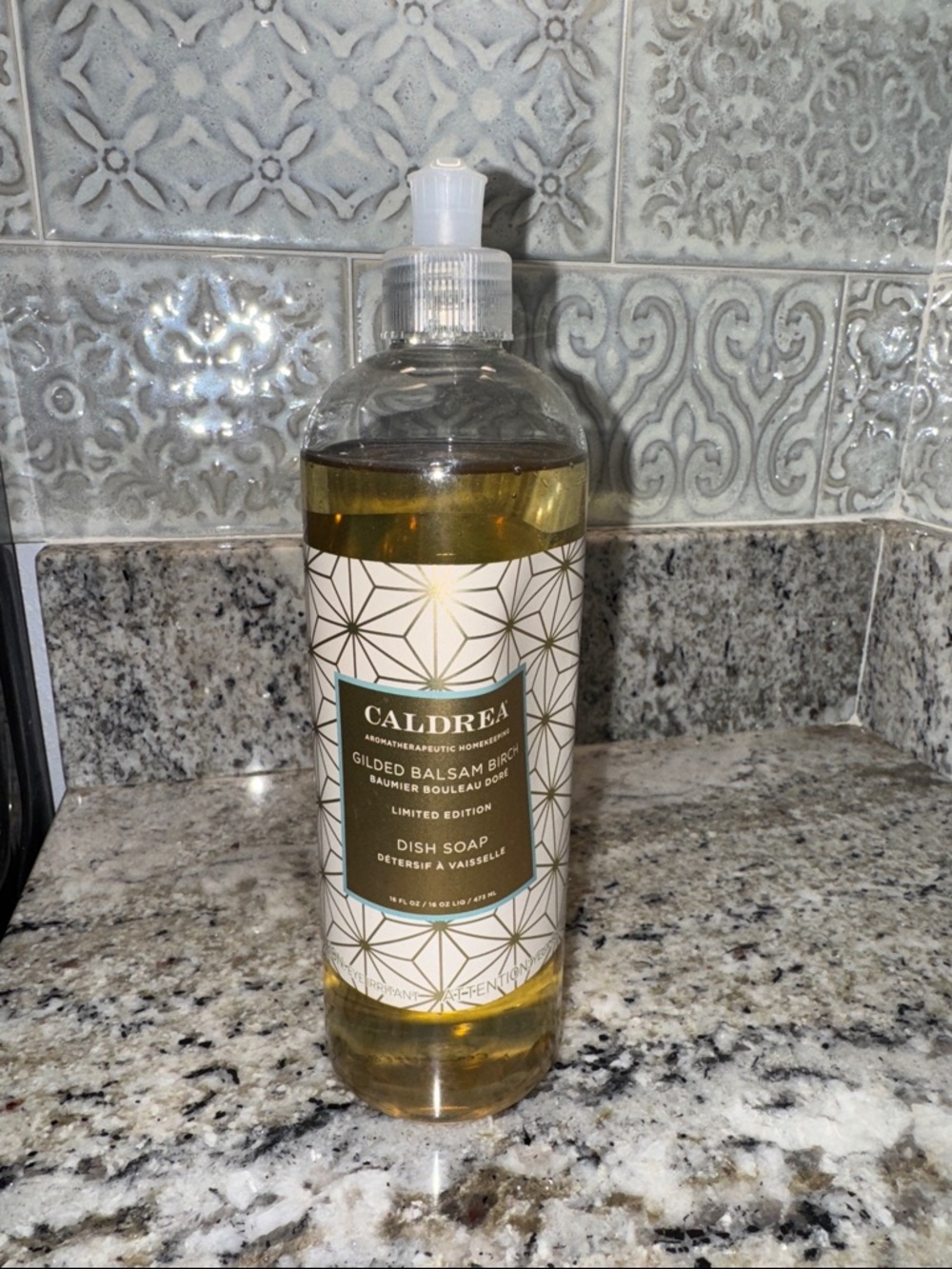 Caldrea Gilded Balsam Birch Hand & Dish Soap — Gold